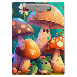 Pranchetas Cogumelos cubanos no Bloco de Anotações Espiral da