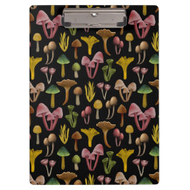 Pranchetas Cogumelos, Lichen e Fungos Coloridos