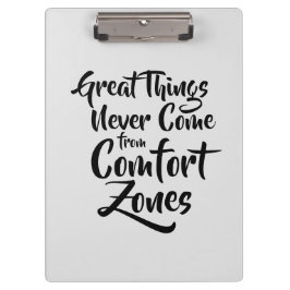 Pranchetas Coisas de excelente nunca vêm da citação das zonas