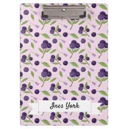 Pranchetas Coleção de padrões da cesta de fruta - Airelas azu