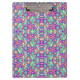 Pranchetas Colorful clipboard featuring a symmetrical