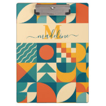 Colorida Geométrica Retroativa Personalizada