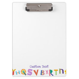 Pranchetas Colorido - Sala de Aula de Professores