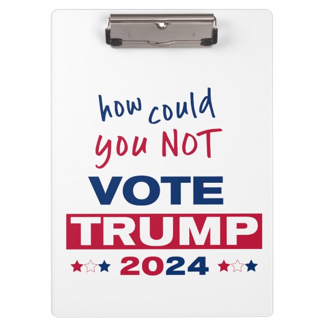 Pranchetas Como não pôde votar no TRUMP 2024 (Frente)
