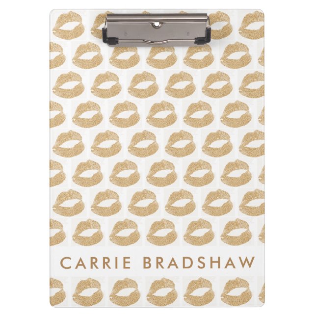 Pranchetas Compor o nome personalizado do padrão dos Lábios D (Frente)