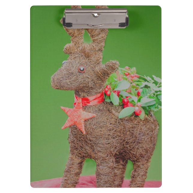 Pranchetas Condecoração de Natal para renas (Frente)