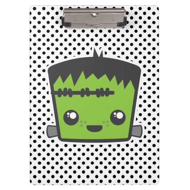Pranchetas Conselho de Clip Kawaii Frankenstein (Frente)
