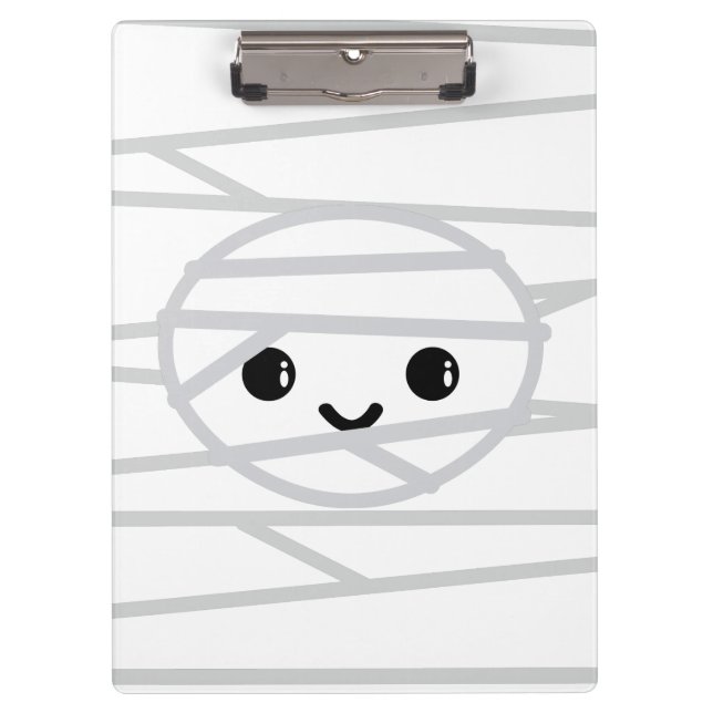 Pranchetas Conselho Kawaii Mummy Clip (Frente)