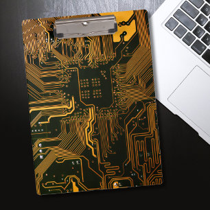 Pranchetas Conselho Nerd de saída PCB Laranja Circuito Eletrô