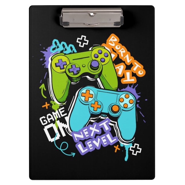 Pranchetas Controles de jogo Graffiti  Jogos Nascido Para Jog (Frente)