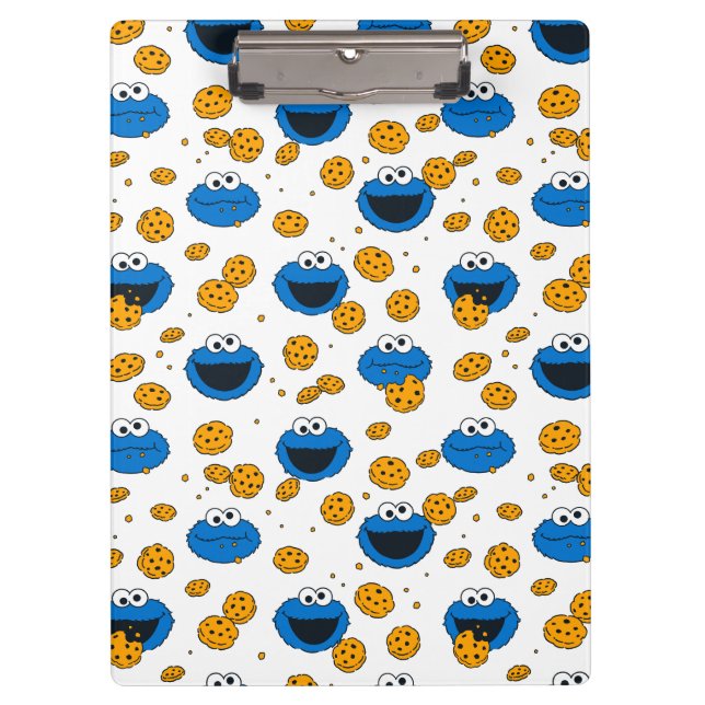 Pranchetas Cookie Monster | C é para o Padrão de Biscoito (Frente)