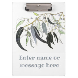 Pranchetas cor-de-água de folha verde-clara