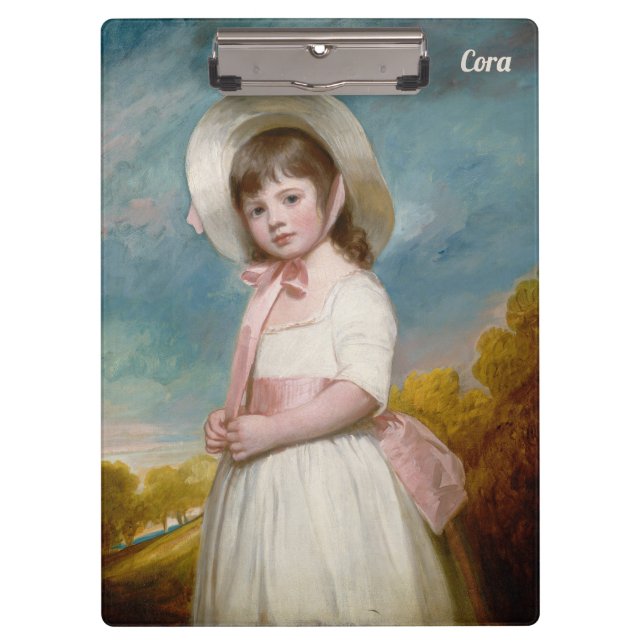 Pranchetas CORA ~ MISS JULIANA WILLOUGHBY George Romney ~ (Frente)