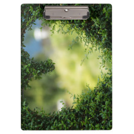 Pranchetas Coração Tópico Verde