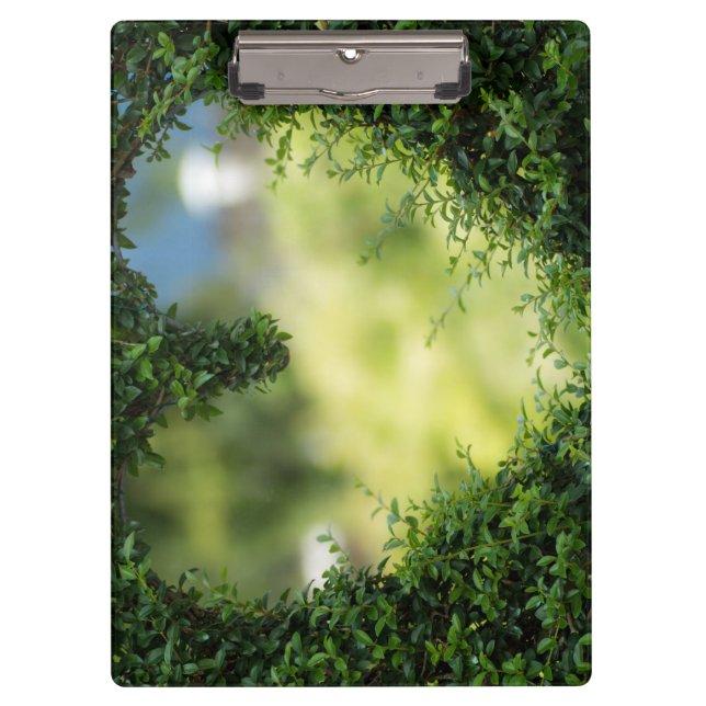 Pranchetas Coração Tópico Verde (Frente)