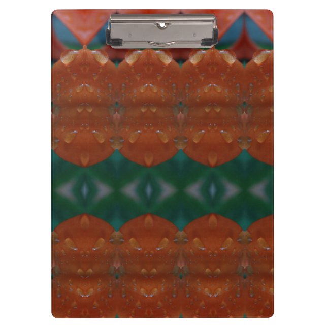Pranchetas Coral & Green Ikat (Frente)