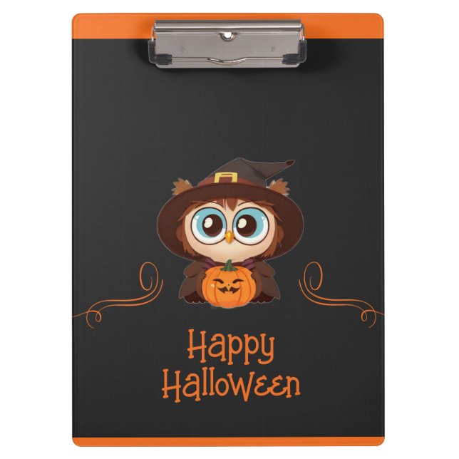 Pranchetas Coruja/Outono/Halloween/Abóbora (Frente)