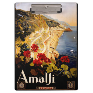Pranchetas Costa do Amalfi - Itália Poster de viagens Art Gr