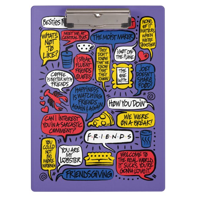 Pranchetas Cotações FRIENDS™ (Frente)