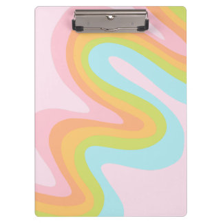Pranchetas Cotovelo-arco-íris pastel