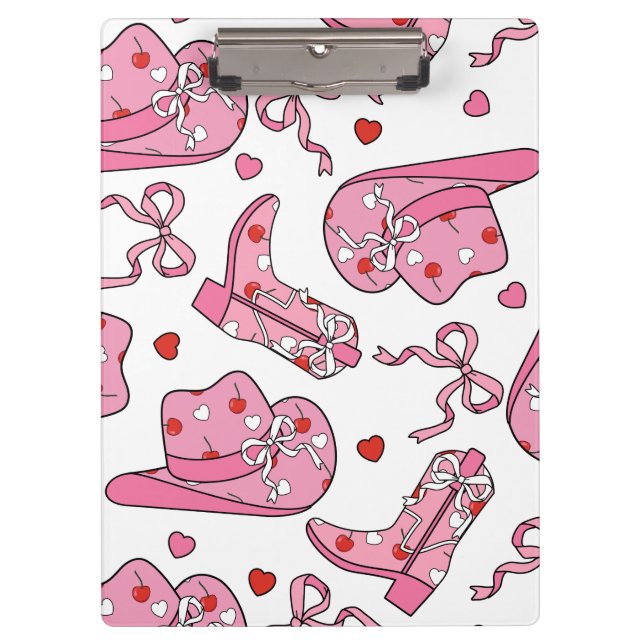 Pranchetas Cowgirl Coquette Pink (Frente)