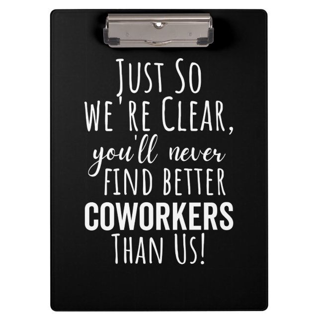 Pranchetas Coworker Goodbye | Deslocamento de Colaboradores | (Frente)