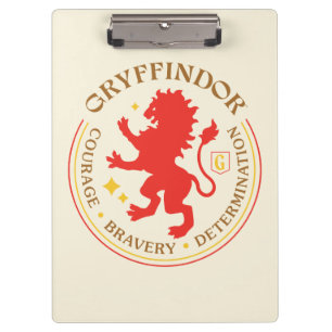 Pranchetas Crachá de Orgulho da Casa GRYFFINDOR™ Leão Vermelh