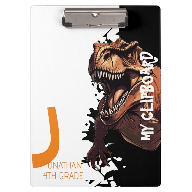Pranchetas Crianças Ferozes Dino T-Rex (Frente)