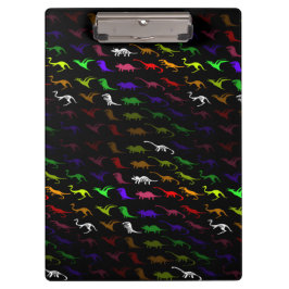 Pranchetas Crianças legal, dinossauro colorido e giro