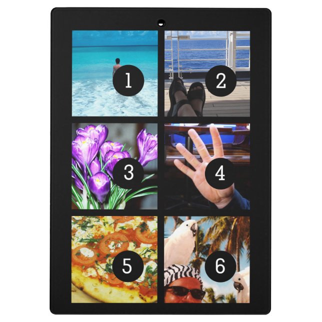 Pranchetas Criar seu próprio texto de Momento da foto & 6 (Verso)