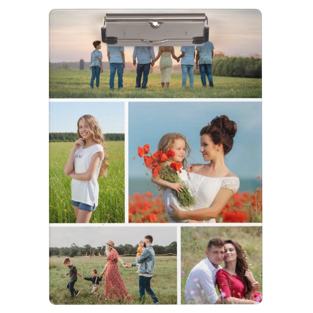 Pranchetas Crie sua própria colagem de fotos (Frente)