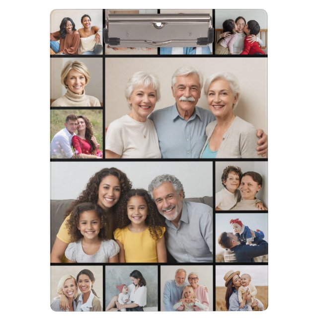 Pranchetas Crie Sua Própria Colagem De Fotos 14 (Frente)