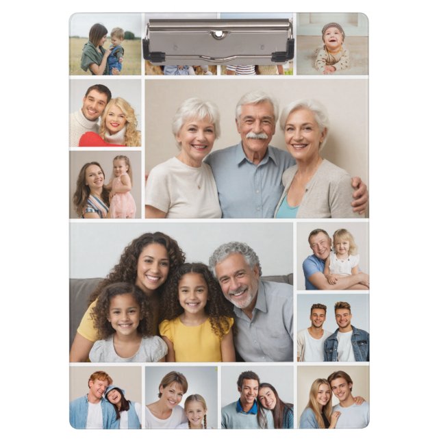 Pranchetas Crie Sua Própria Colagem De Fotos 14 (Frente)