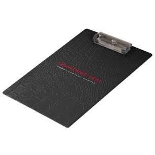 Pranchetas Crocodilo Leather Textura Vermelha