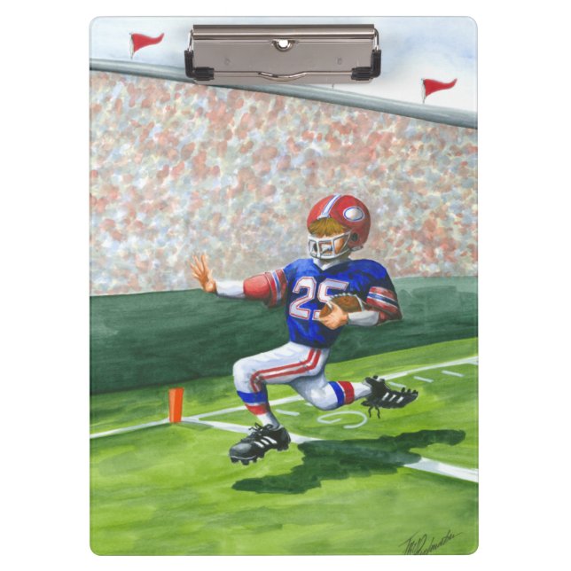 Pranchetas Cruzando a Linha de Meta para um Retoque (Frente)