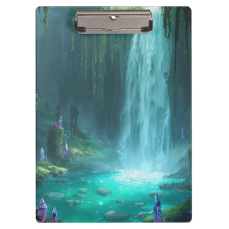Pranchetas Crystal Falls of the Hidden Realm