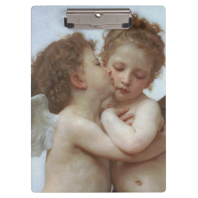 Pranchetas Cupid and Psyche as children - William Bouguereau (Frente)