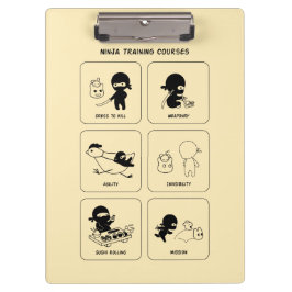 Pranchetas Cursos de Treinamento Ninja, Cor Personalizada