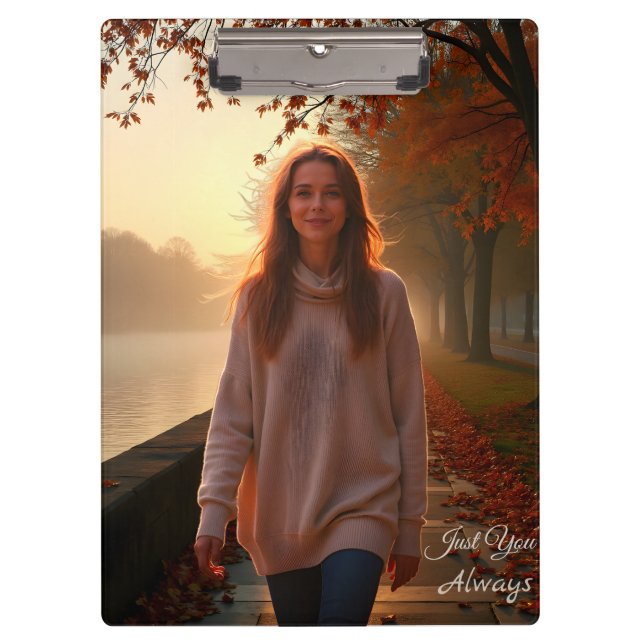 Pranchetas Custom Her Portrait – A Special Gift for Her (Frente)