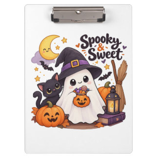 Pranchetas Cute Assustador & Doce Capuz de Fantasma para Cria
