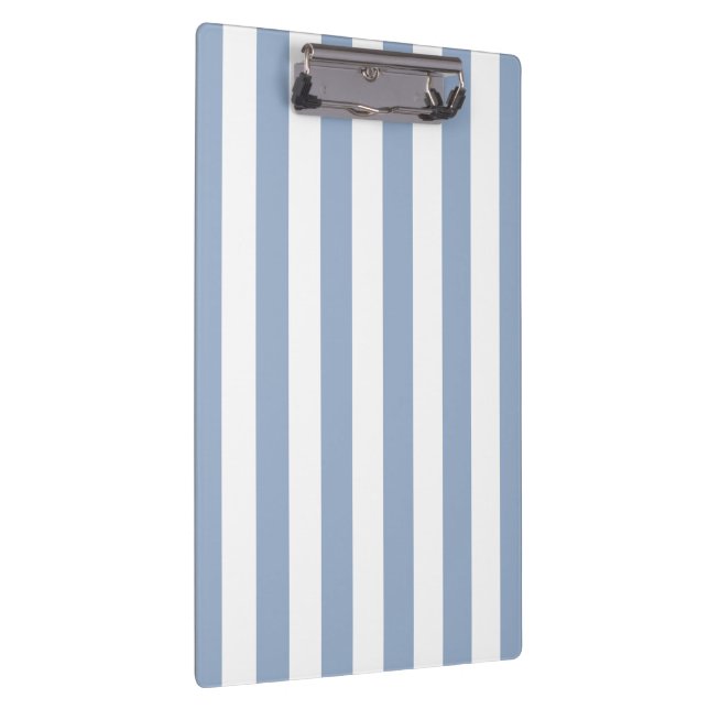 Pranchetas Cute Blue & White Stripe Clipboard  (Direita)