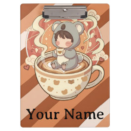 Pranchetas Cute Chibi Koala Adventure Professional