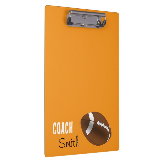 Pranchetas Cute Coach Football Sports Clipboard  (Direita)
