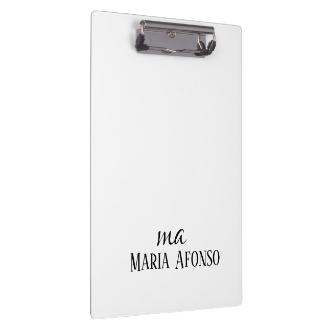 Pranchetas Cute Customized Personalized Name Clipboard  (Direita)