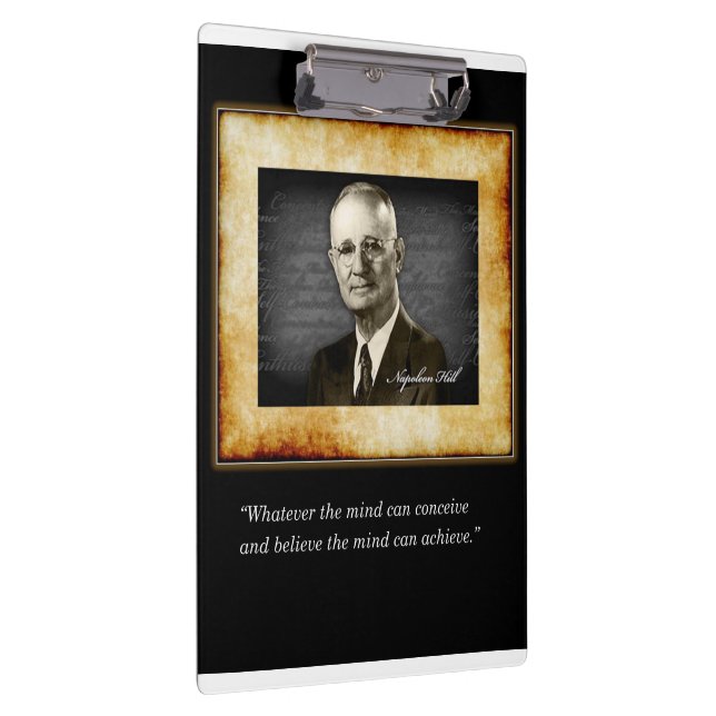 Pranchetas Cute Inspirational Napoleon Hill Clipboard  (Direita)