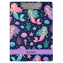 Pranchetas Cute Mermaid Pattern