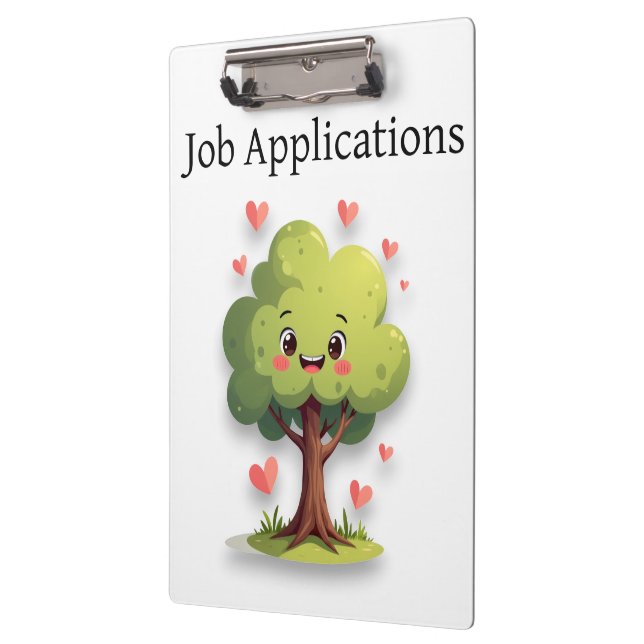 Pranchetas Cute Tree Love Red Hearts Clipboard  (Esquerda)