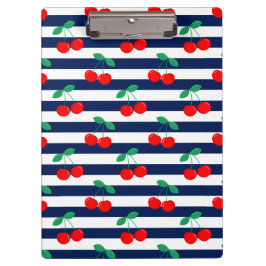 Pranchetas Cute Vintage Verão Cerejas e Listras