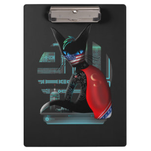 Pranchetas Cyberpunk Ninja Black Cat