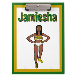 Pranchetas Dançarino Branco Dourado Verde #1